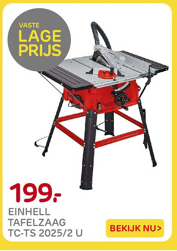VASTE LAGE PRIJS EINHELL TAFELZAAG TC-TS 2025/2 U