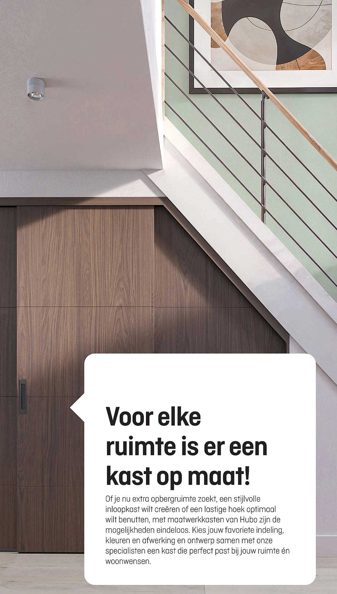Voor elke ruimte is er een kast op maat!