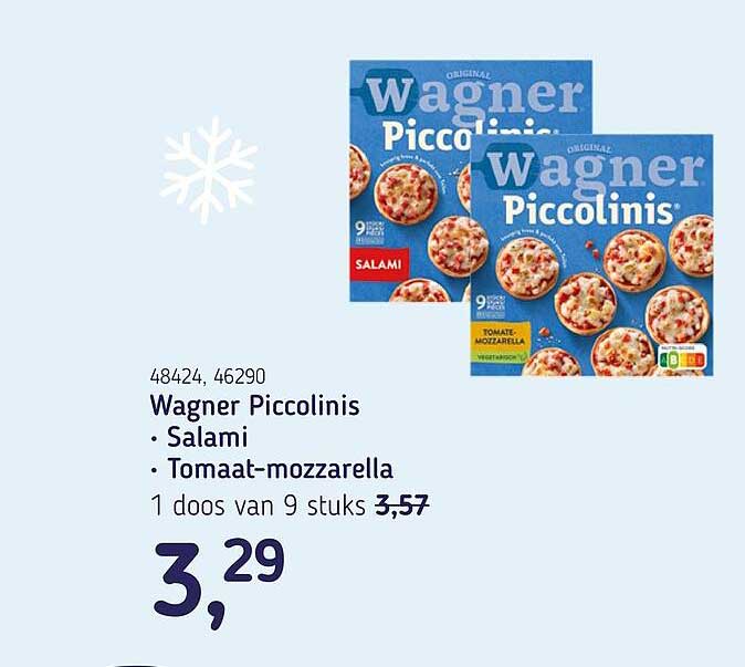 Wagner Piccolinis • Salami • Tomaat-mozzarella