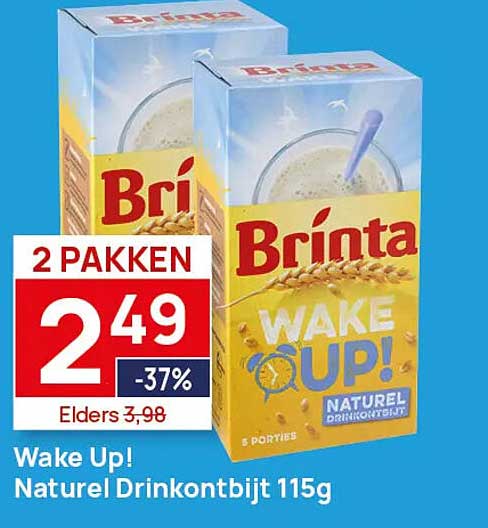 Wake Up! Naturel Drinkontbijt 115g