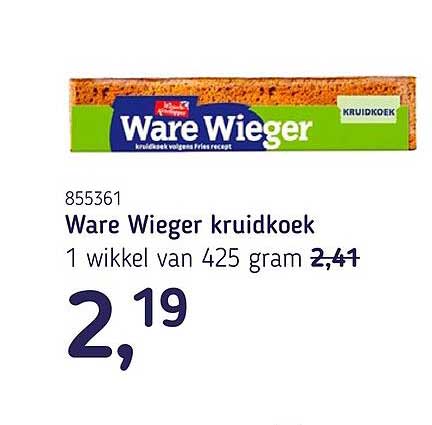 Ware Wieger kruidkoek