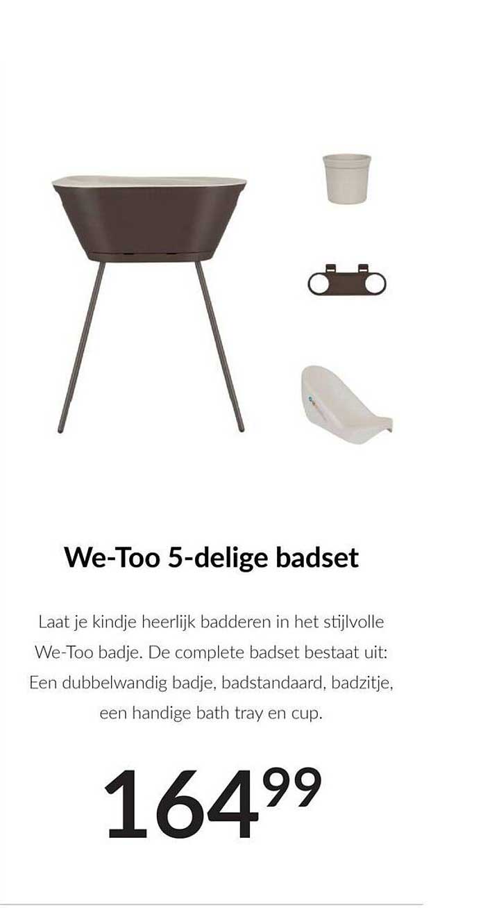 We-Too 5-delige badset