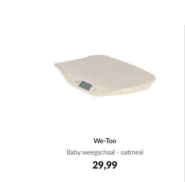 We-Too Baby weegschaal - oatmeal