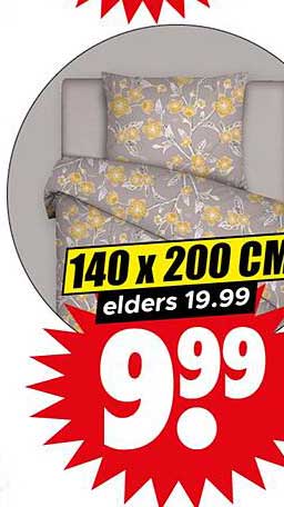 140 x 200 CM dekbedovertrek - nu voor 9.99