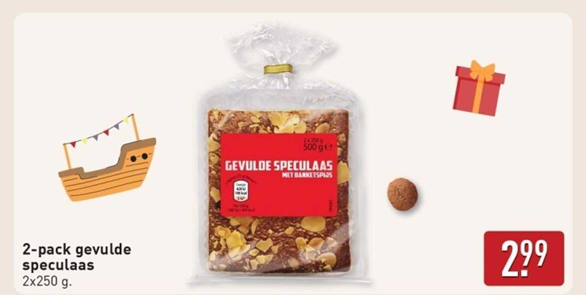 2-pack gevulde speculaas