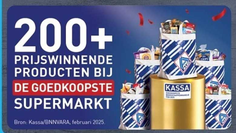 200+ prijswinnende producten bij de goedkoopste supermarkt