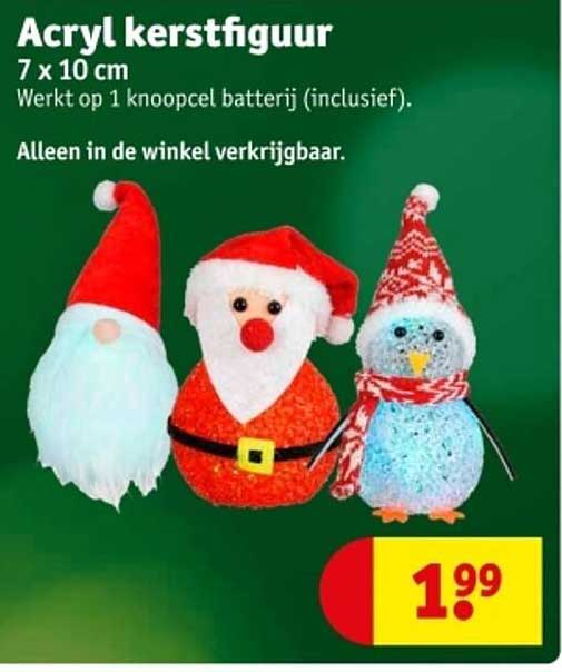 Acryl kerstfiguur