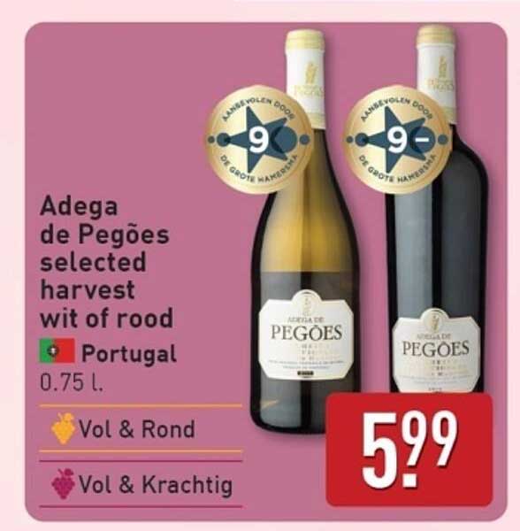 Adega de Pegões selected harvest wit of rood