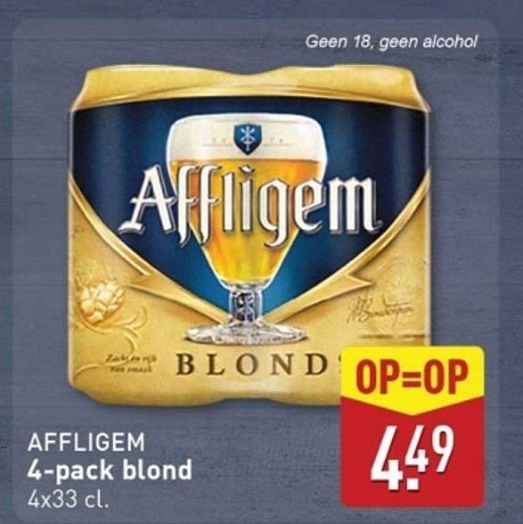 AFFLIGEM 4-pack blond 4x33 cl.