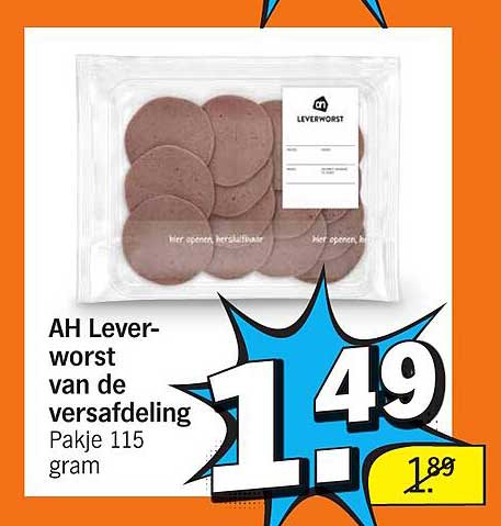 AH Leverworst van de versafdeling