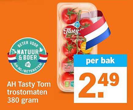 AH Tasty Tom trostomaten 380 gram