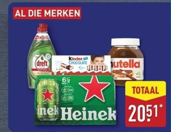 Al die merken aanbieding