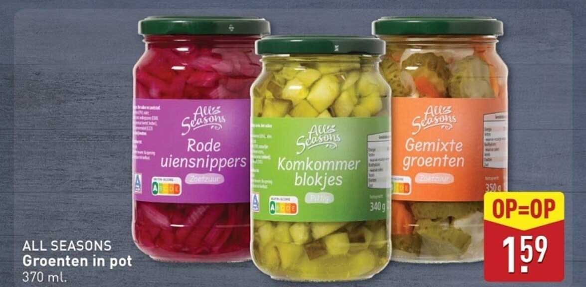 All Seasons Groenten in pot