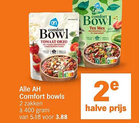 Alle AH Comfort bowls