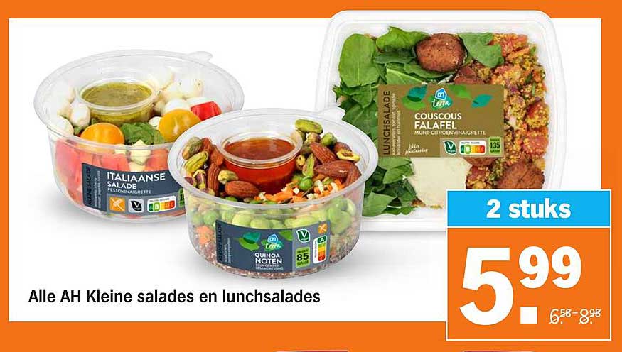 Alle AH Kleine salades en lunchsalades