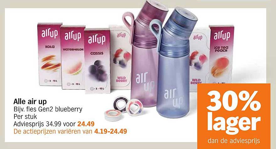 Alle air up Bijv. fles Gen2 blueberry Per stuk