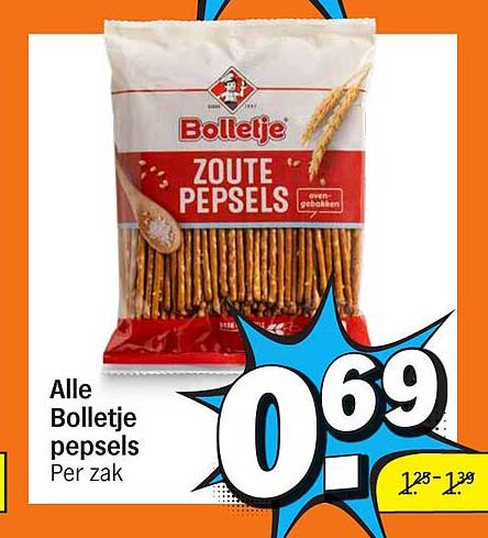Alle Bolletje pepsels