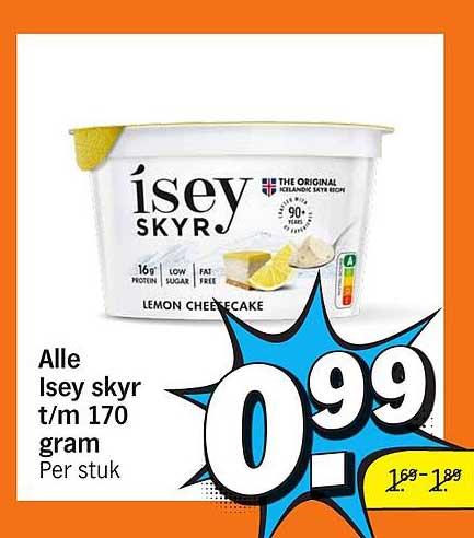 Alle Issey skyr t/m 170 gram Per stuk