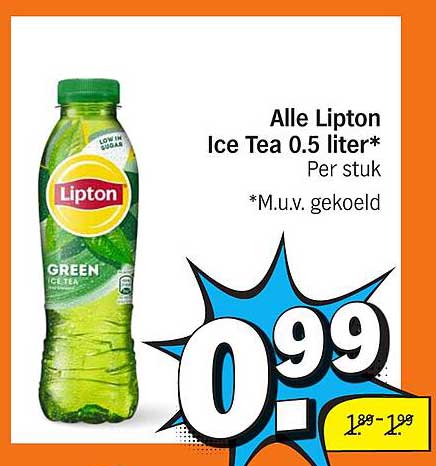 Alle Lipton Ice Tea 0.5 liter*