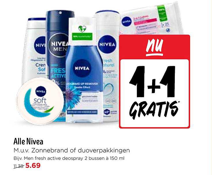 Alle Nivea M.u.v. Zonnebrand of duopakking