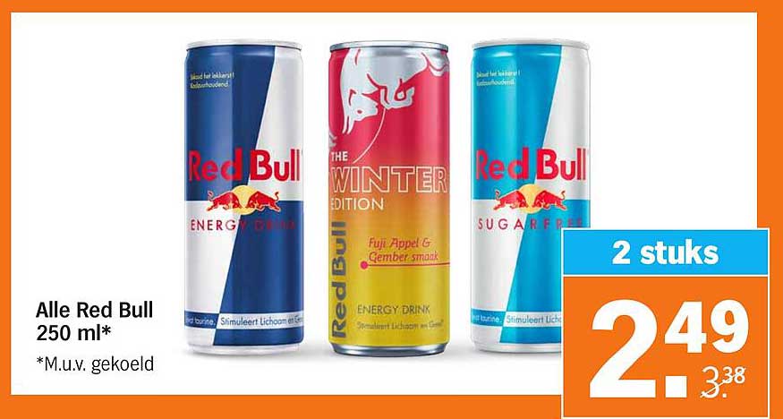 Alle Red Bull 250 ml*