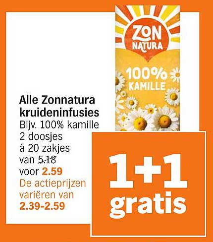 Alle Zonnatura kruidentinfusies