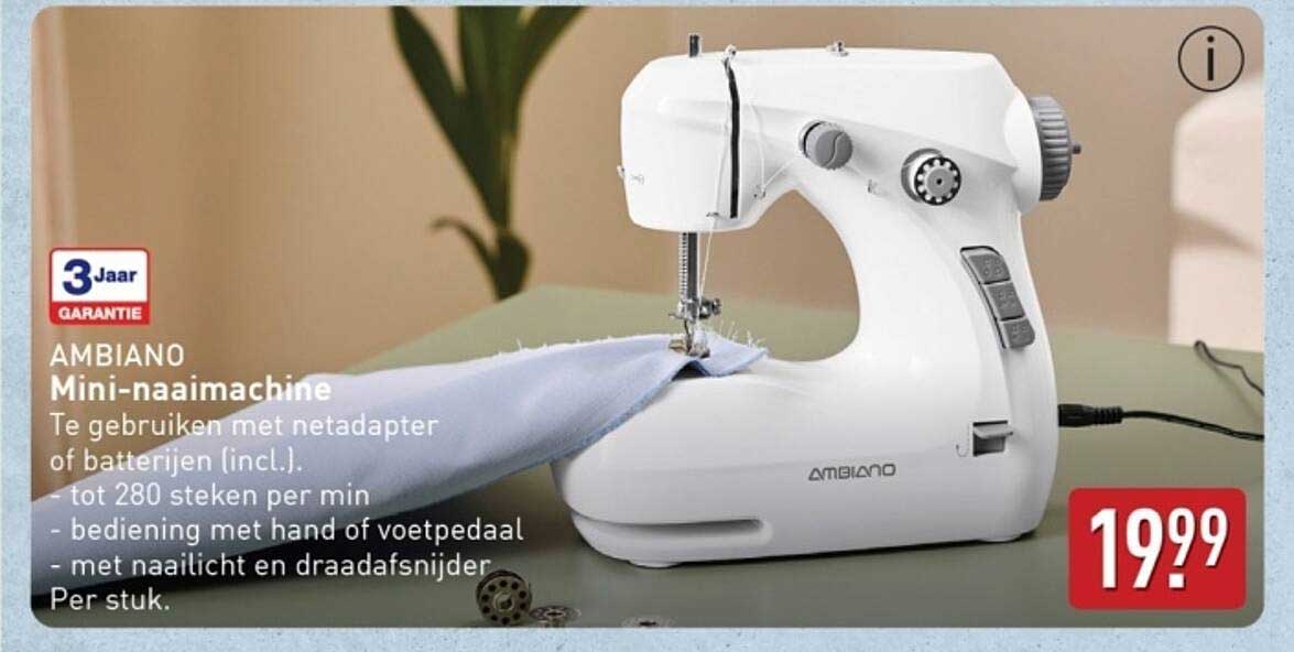 AMBIANO Mini-naaimachine