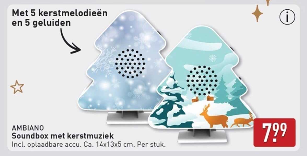 AMBIANO Soundbox met kerstmuziek