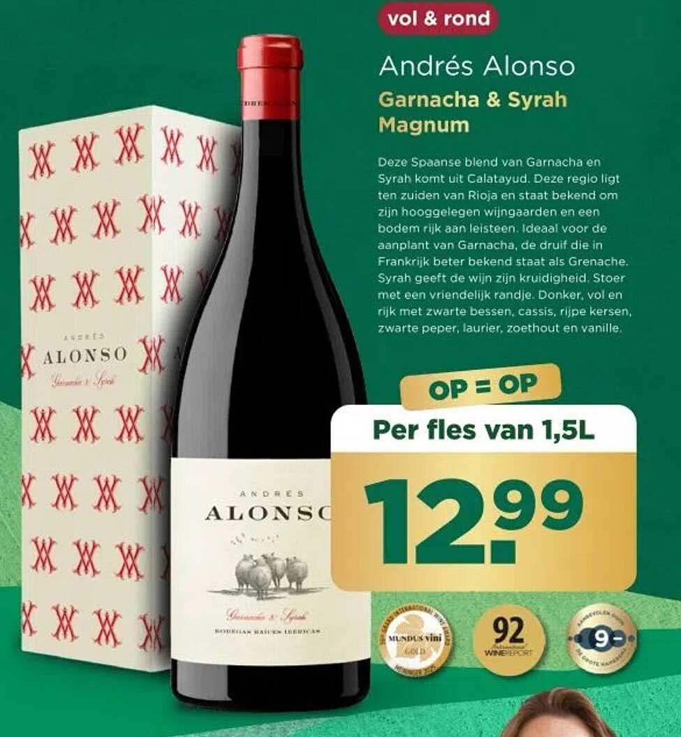 Andrés Alonso Garnacha & Syrah Magnum