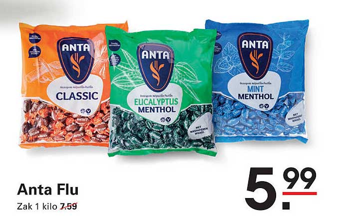 Anta Flu Zak 1 kilo