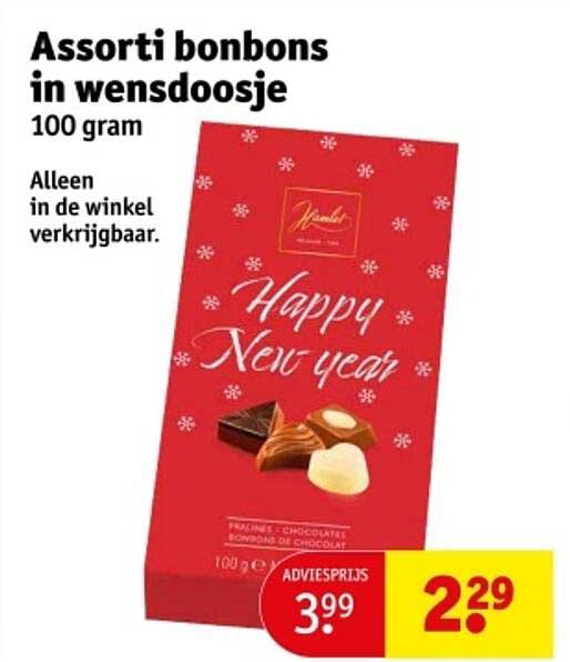 Assorti bonbons in wensoosje