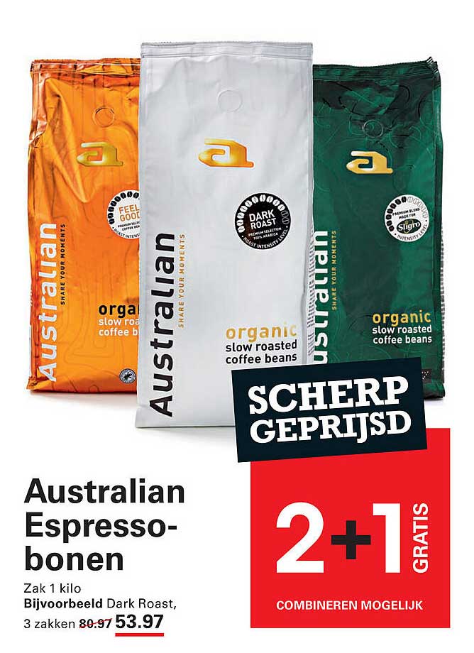 Australian Espresso-bonen