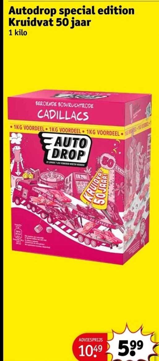Autodrop special edition Kruidvat 50 jaar