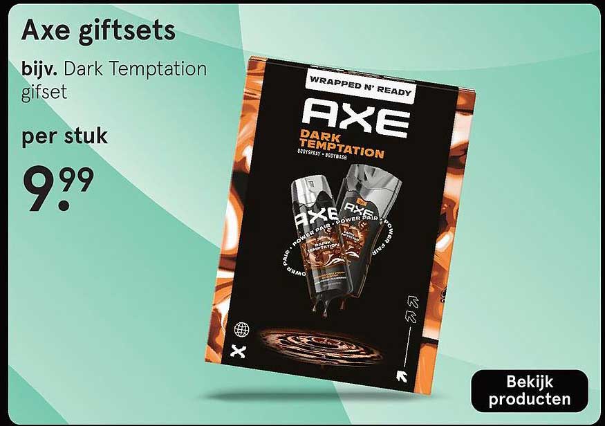 Axe giftsets bijv. Dark Temptation giftset