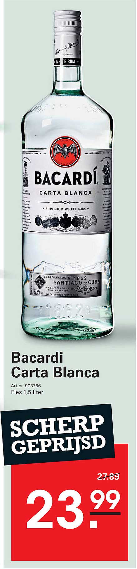 Bacardi Carta Blanca