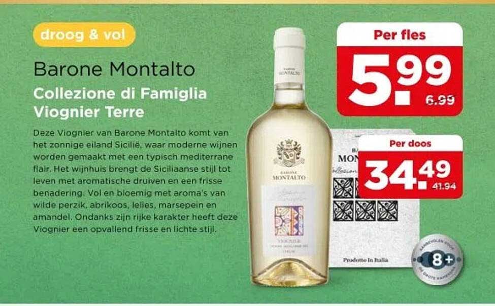 Barone Montalto Collezione di Famiglia Viognier Terre