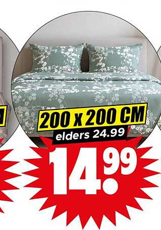 Beddengoedset 200 x 200 CM