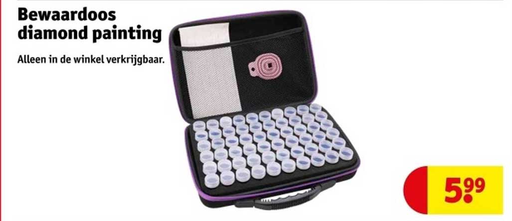 Bewaardoos diamond painting