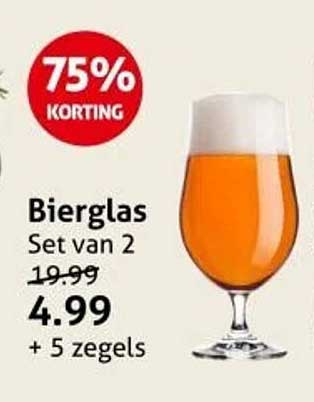 Bierglas Set van 2