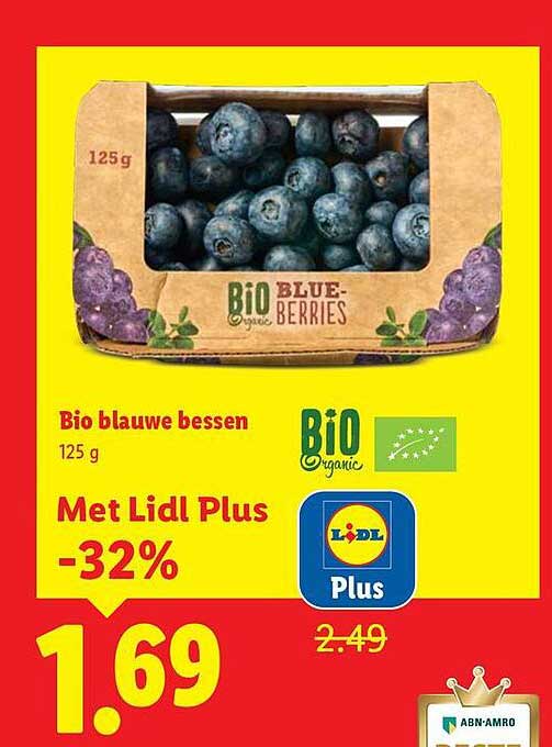 Bio blauwe bessen