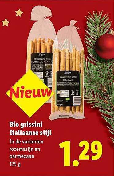 Bio grissini Italiaanse stijl
