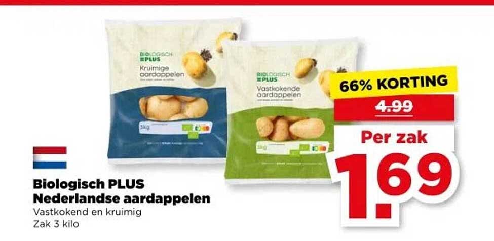 Biologisch PLUS Nederlandse aardappelen