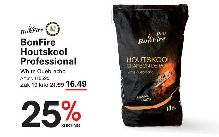 BonFire Houtskool Professional White Quebracho