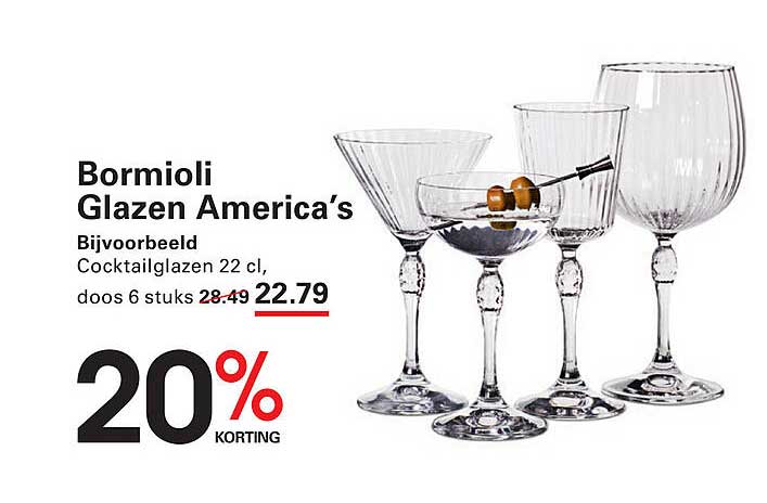 Bormioli Glazen America’s