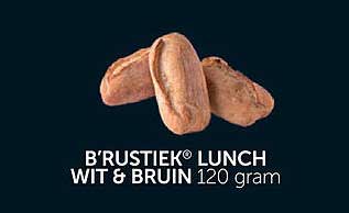 B'Rustiek® Lunch Wit & Bruin 120 gram