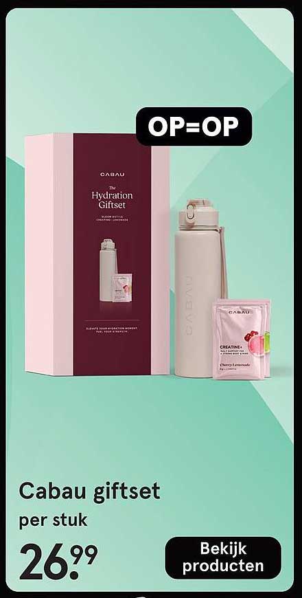 Cabau giftset per stuk