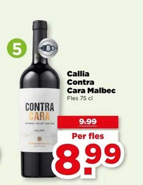 Callia Contra Cara Malbec Fles 75 cl