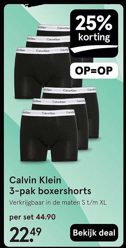 Calvin Klein 3-pak boxershorts