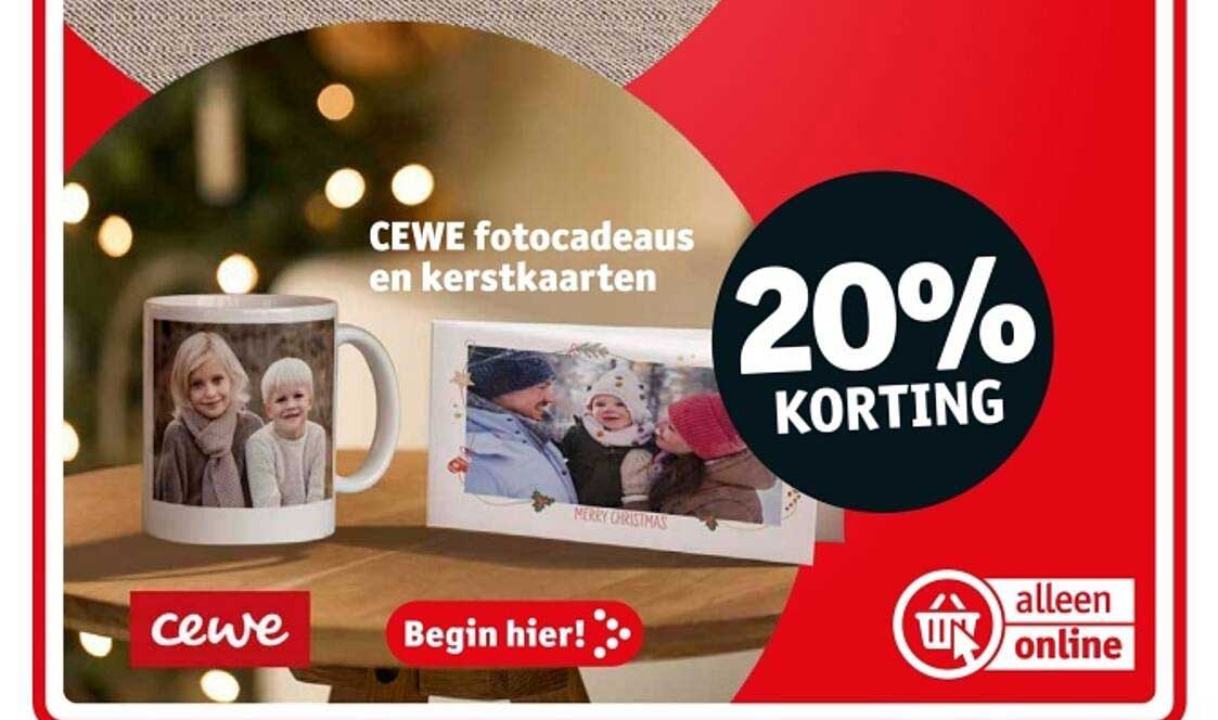 CEWE fotocadeaus en kerstkaarten