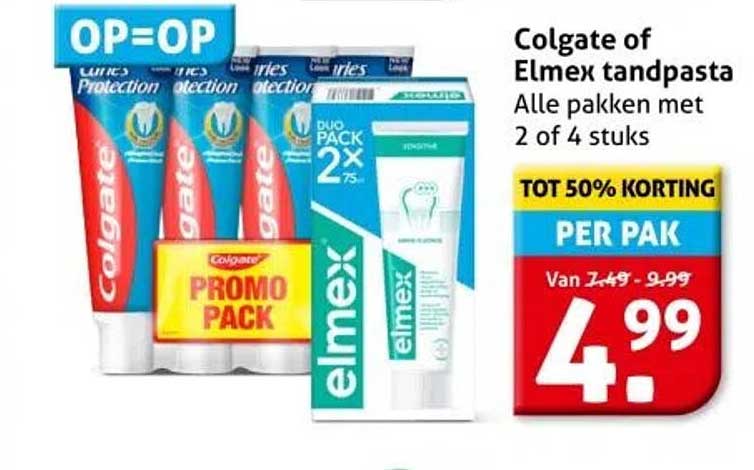 Colgate of Elmex tandpasta
